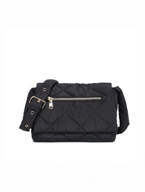 Urban Expressions Carson Quilted Nylon Crossbody Bag
